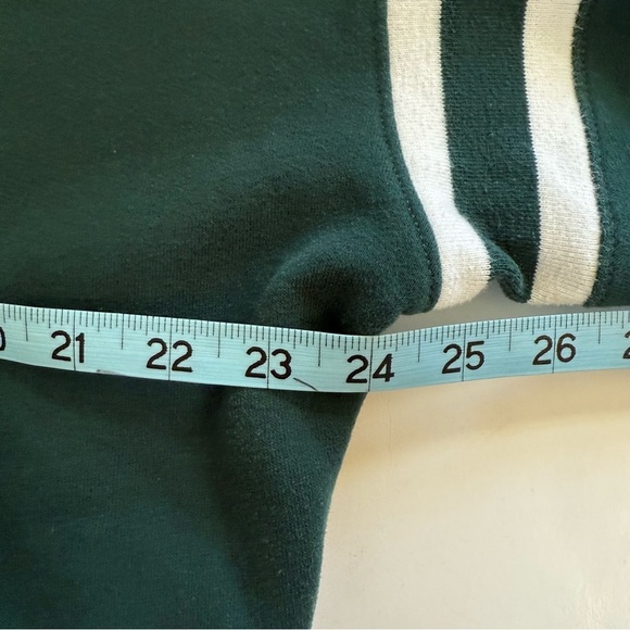 Abercrombie & Fitch Soft AF Denver Ski Club Colorado Crop Green Crew Sweatshirt - Picture 10 of 10